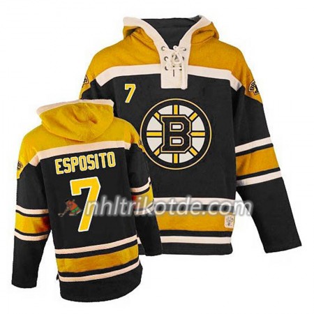 Boston Bruins Phil Esposito 7 Schwarz Sawyer Hooded Sweatshirt - Herren